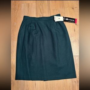 Vintage Wool Pencil Skirt, Midi Length, Women’s Size 14, New with tags